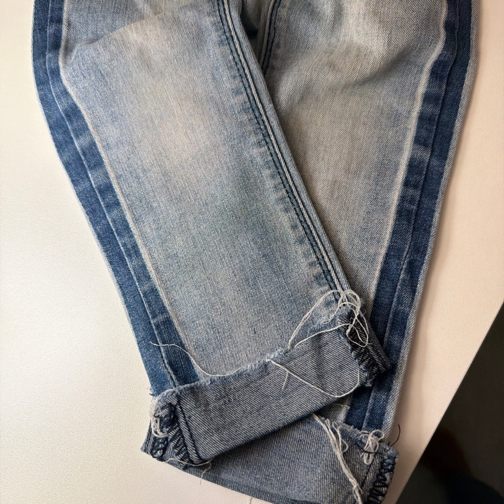 Hudson Jeans UK Kids Size 5 Distressed Y2K Light Blue Dark Blue Gently Worn - Picture 5 of 9